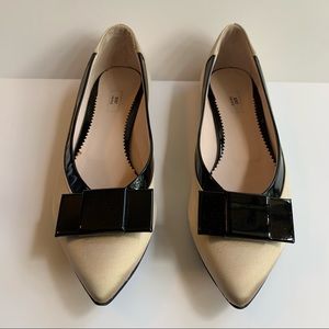 6267 Silk Ballet flats NIB Sz 9